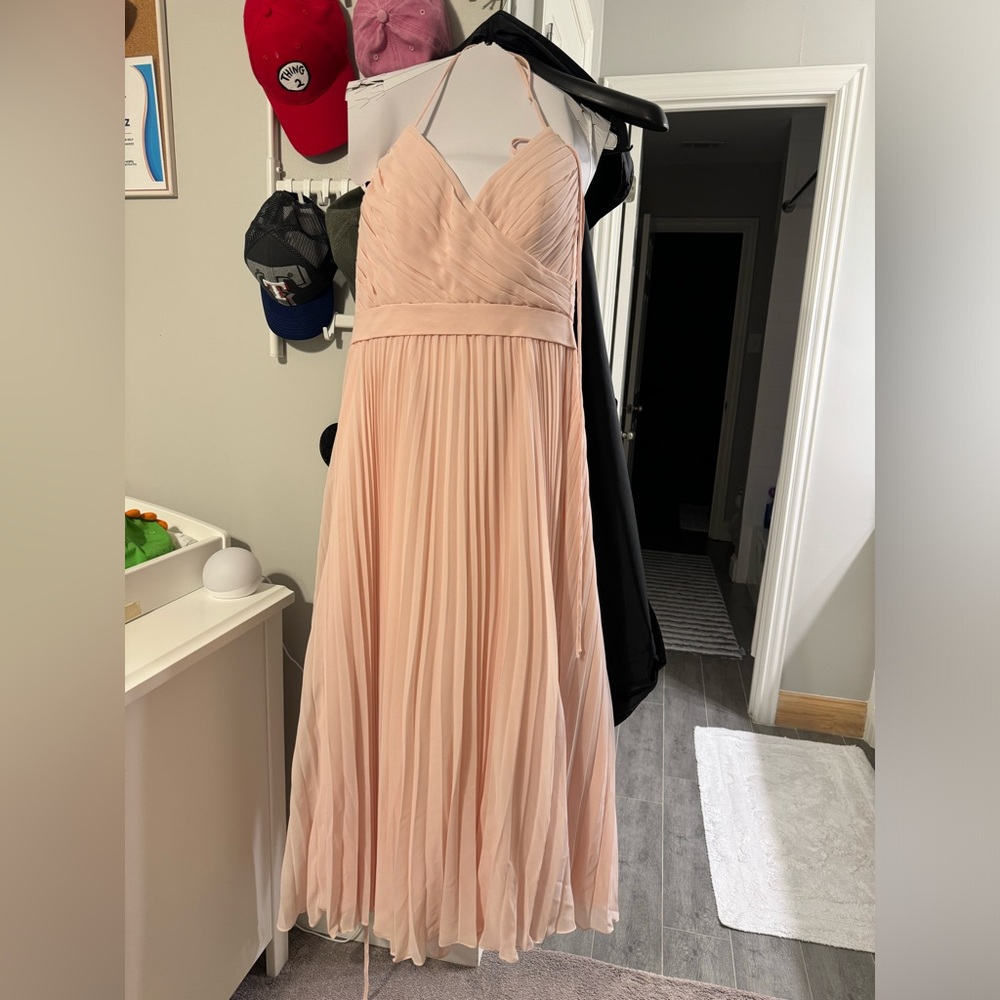 Long Pleated Dress